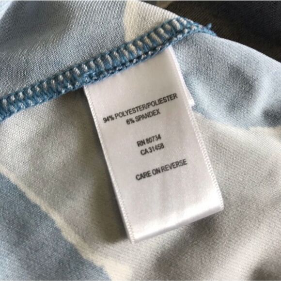 BCBGMAXAZARIA Petite Small A-Line Color-Block Belted Knee Length Dress. Retro. - Picture 9 of 10